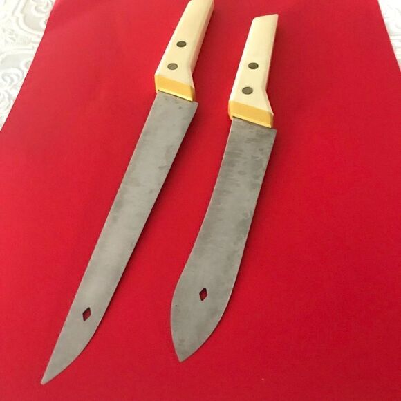 VTG  Imperial La Coutellerie Molybdenum Butcher Cutting Knives Duraplex Handle - Picture 6 of 16